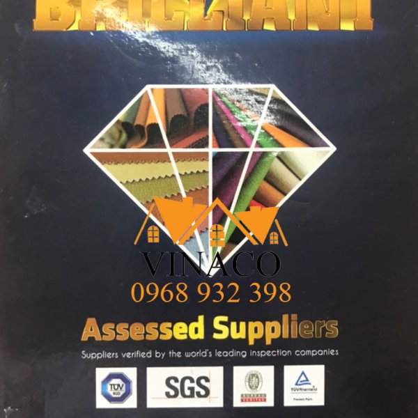 Mẫu giả da bọc sofa Brilliant