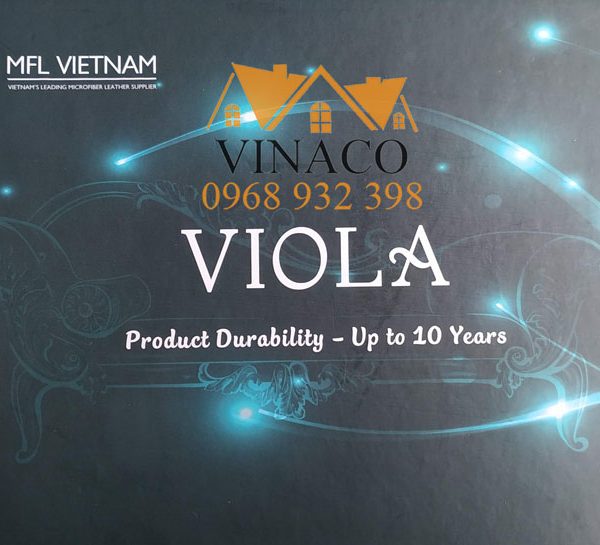 Mẫu da Microfiber Viola chuyên dùng cho ghế sofa và nội thất