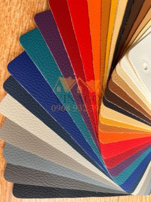 Các mẫu da với kiểu vân màu màu sắc đa dạng