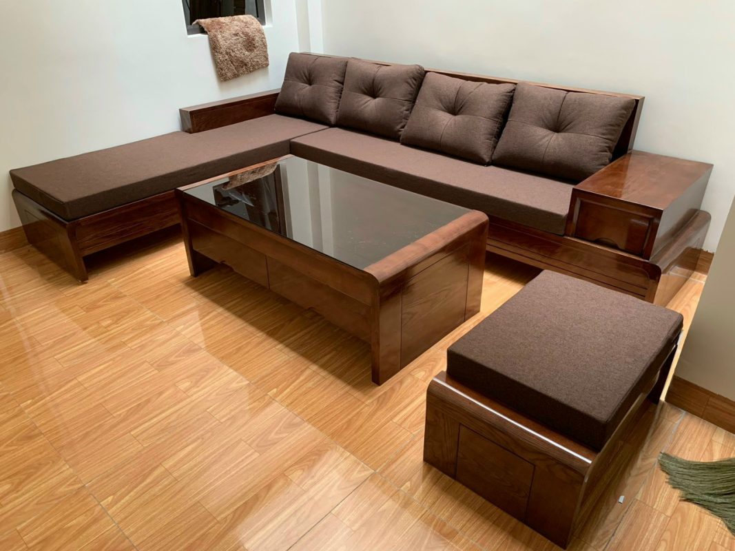 Nên đo và thiết kế đệm ghế gỗ phòng khách theo kích thước chuẩn
