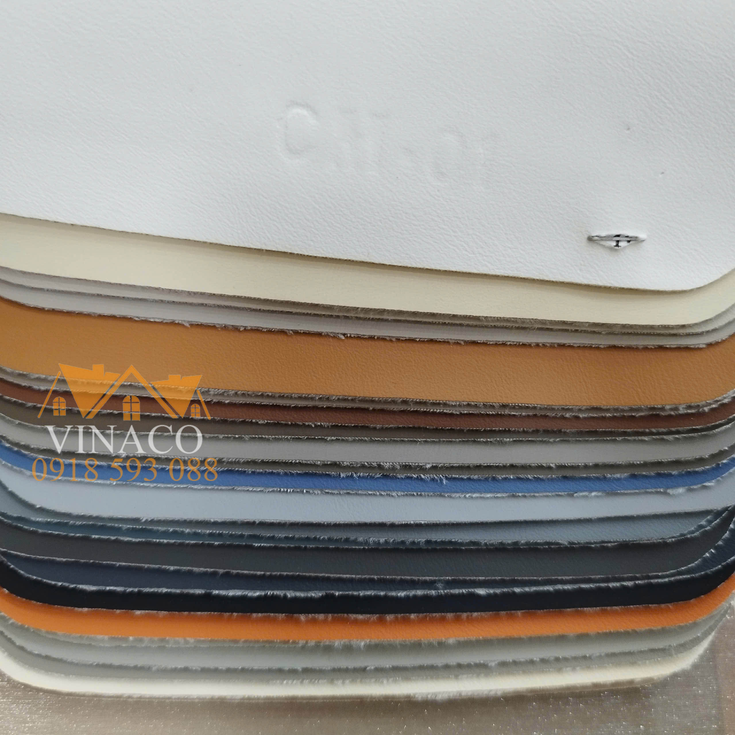 Bảng màu mẫu da CM chuyên dùng bọc ghế sofa
